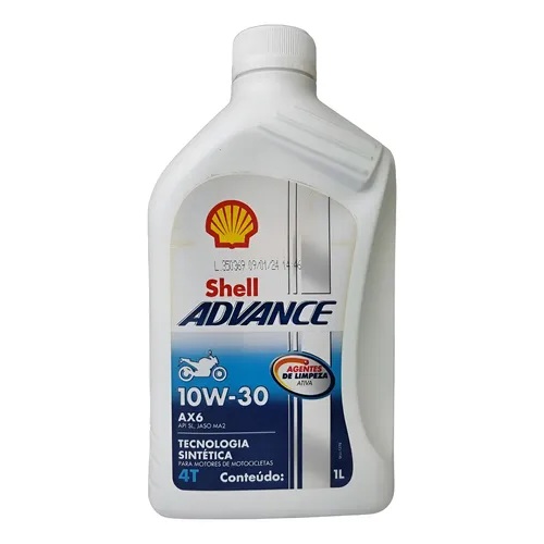 Óleo de Motor 10W30 Sl Helix Ax6 4T Advance 1 Litro Shell 44770905