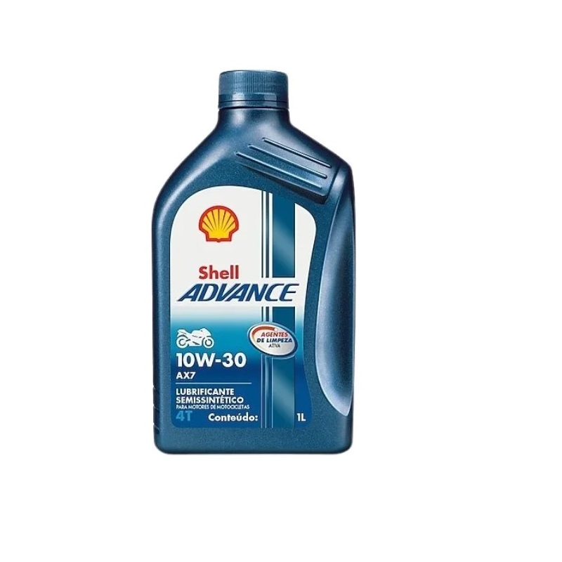 Óleo de Motor 10w40 4T Moto MA2 Ax7 Semi-Sintético 1 Litro Shell 40001905