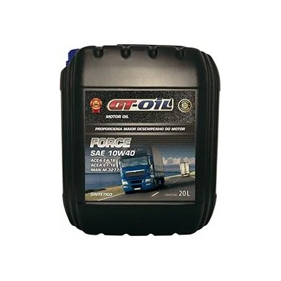 Óleo de Motor 10W40 Ci-4 Force Sintético Diesel 20 Litros Gtoil 21020