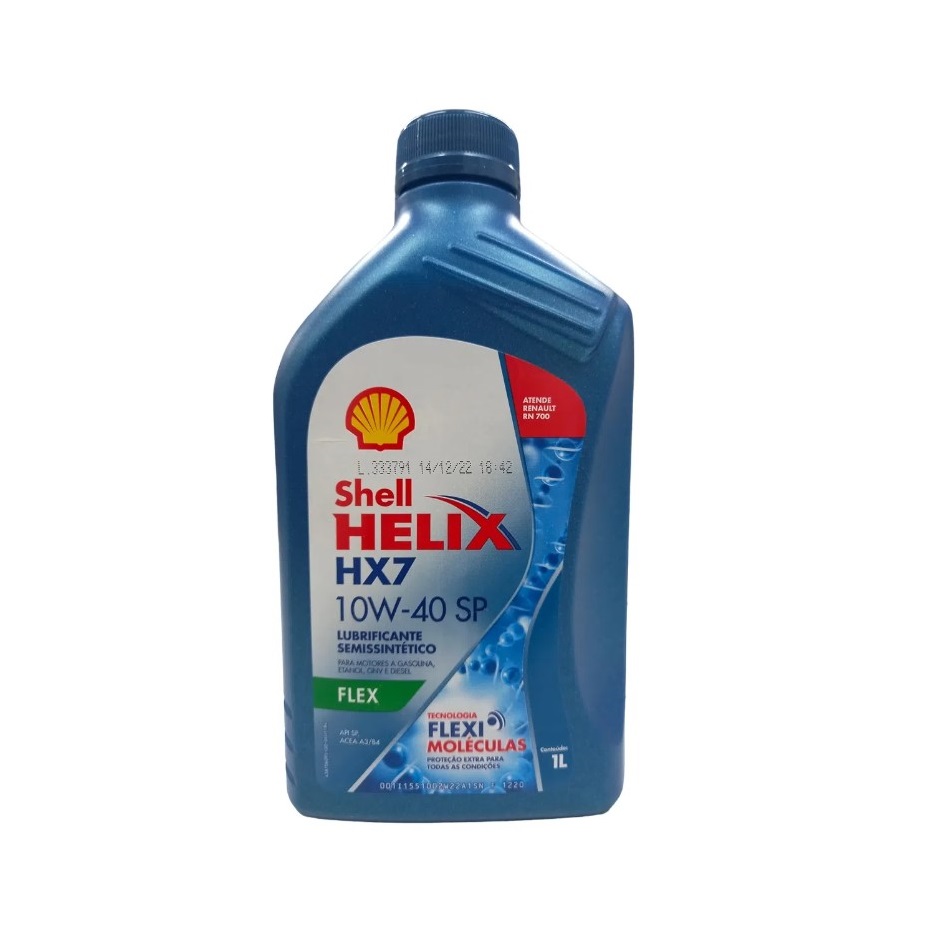 Óleo de Motor 10W40 Sp Helix Hx7 Semi-Sintético 1 Litro Shell 41110905