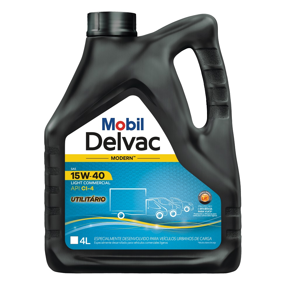 Óleo de Motor 15W40 Api Cf Delvac Modern Lc 4 Litros Mobil 123759