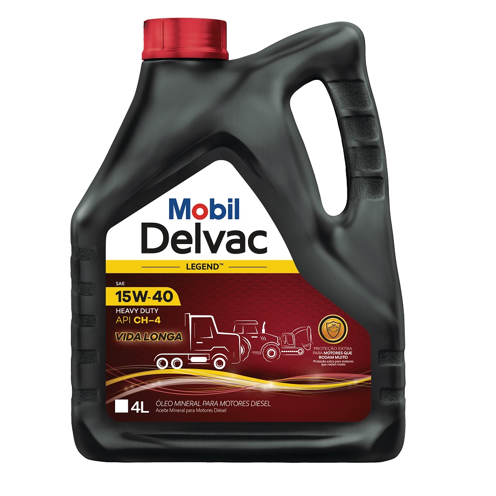 Óleo de Motor 15W40 Ch-4 Delvac Legend Hd V2 4 Litros Mobil 123746