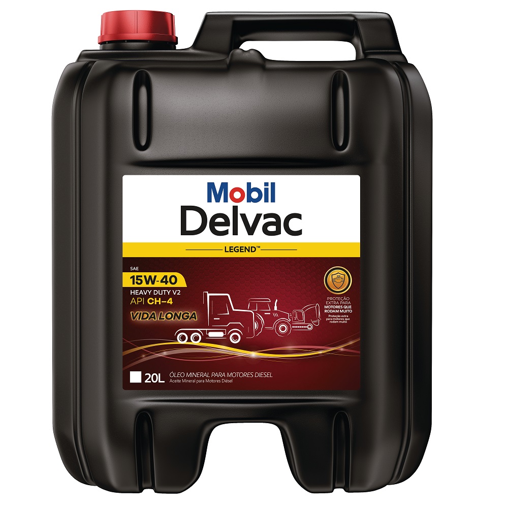 Óleo de Motor 15W40 Ch4 Delvac Legend hd V2 20 Litros Mobil 123747