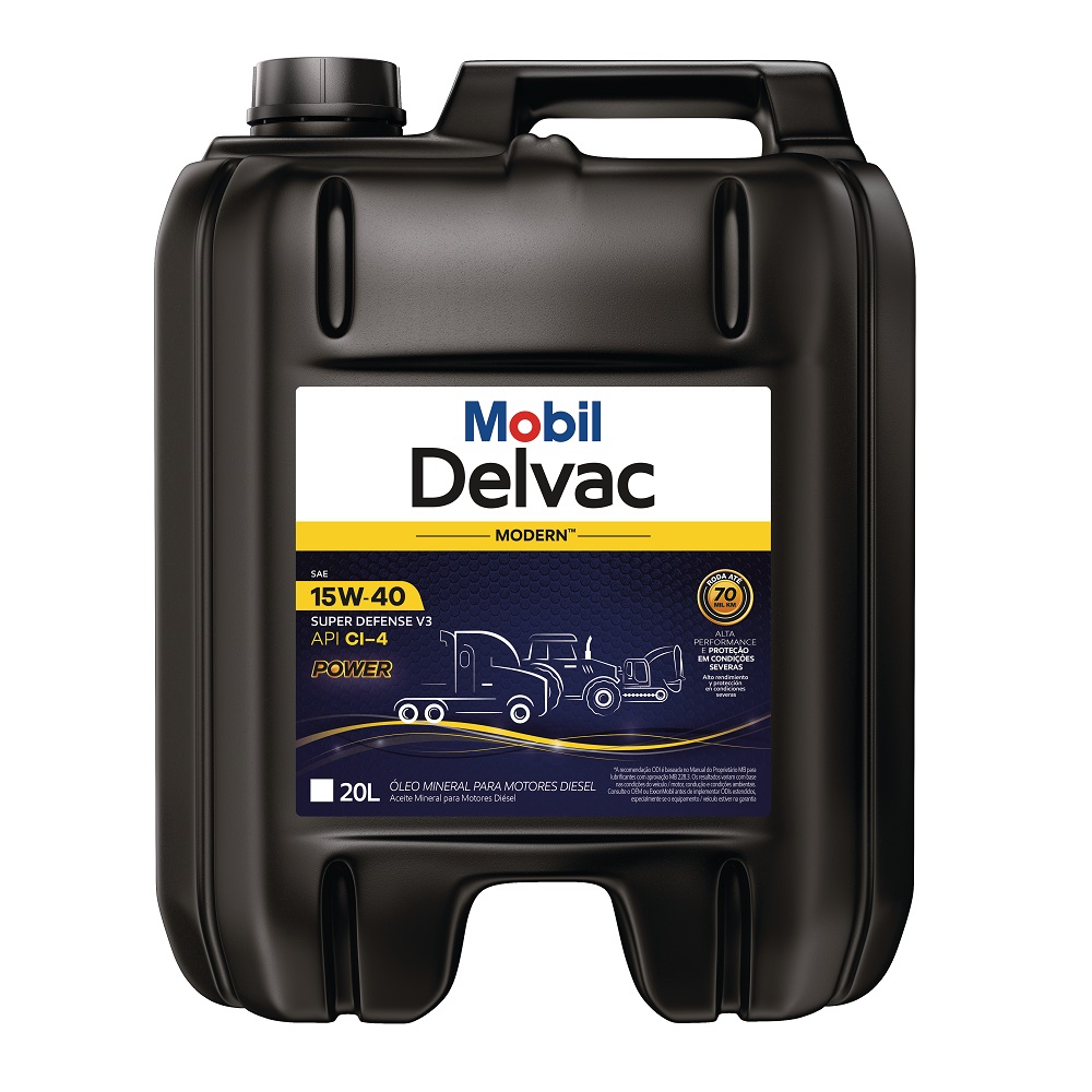 Óleo de Motor 15W40 CI-4 Delvac Modern Sd V3 20 Litros Mobil 123762