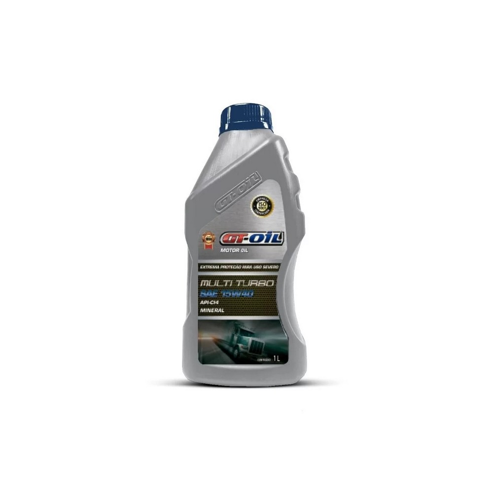 Óleo de Motor 15W40 Ci-4 Multi Turbo Mineral Diesel 1 Litro Gtoil 61024