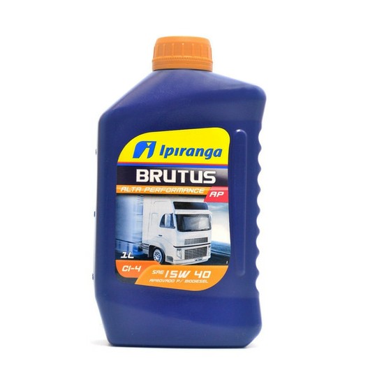 Óleo de Motor 15W40 CI4 Brutus Alta Perf Mineral 1 Litro Ipiranga 31236953