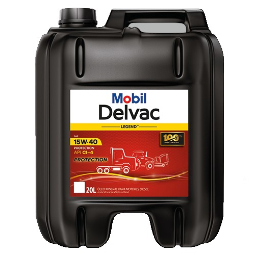 Óleo de Motor 15W40 Cl 4 Delvac Legend Protection Mineral 20 Litros Mobil 124136