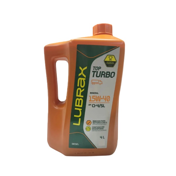 Óleo de Motor 15W40 Lubrax Top Turbo Mineral Lubrax 1028236