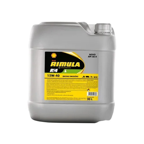 Óleo de Motor 15W40 Rimula Rt4 L Ck-4 Mineral 20 Litros Shell 44424855