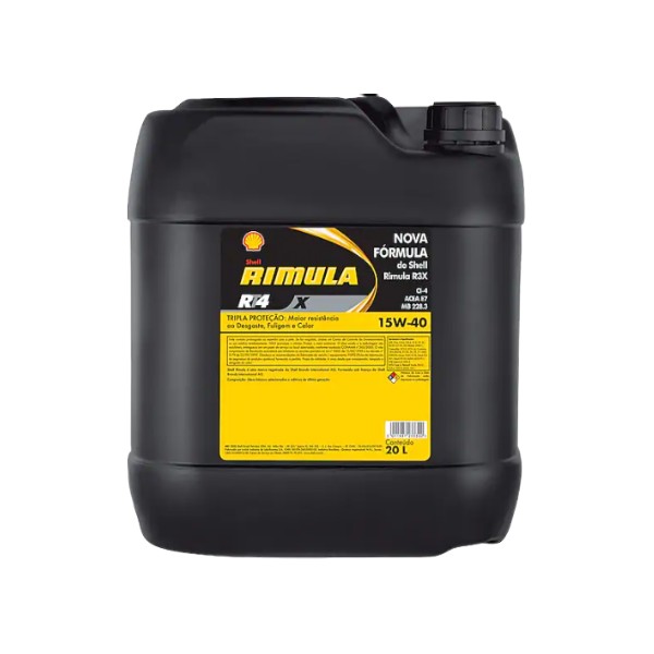 Óleo de Motor 15W40 Rimula Rt4 X Ci-4 20 Litros Shell 44414855