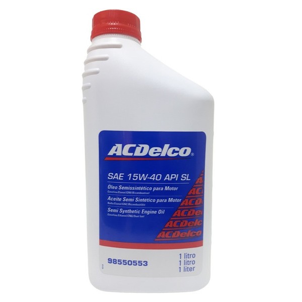 Óleo de Motor 15W40 Semi-Sintético 1 Litro AC Delco G8550553