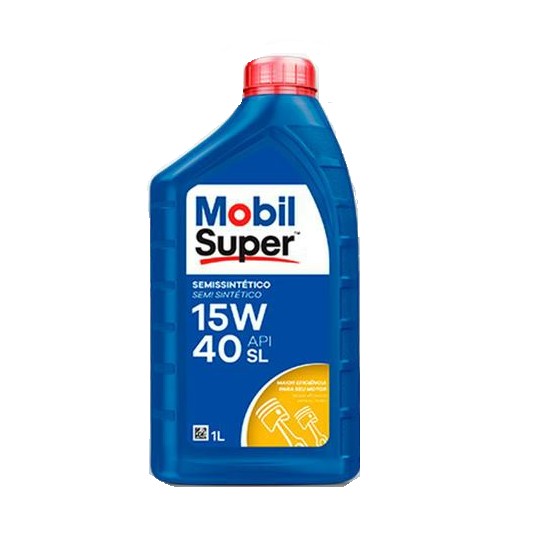 Óleo de Motor 15W40 Sl Super Semi Sintético X1 1 Litro Mobil 123039