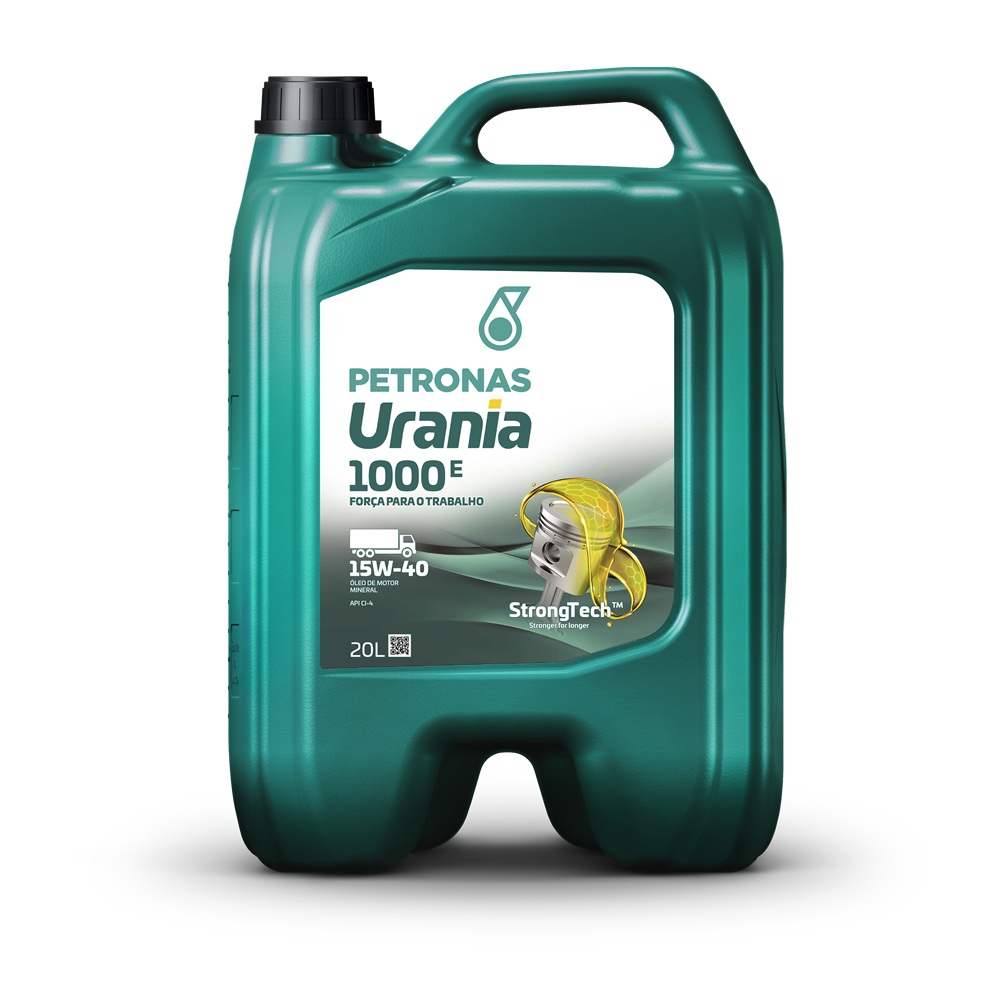 Óleo de Motor 15W40 Urania 1000 E Mineral 20 Litros Petronas 71843R61BR