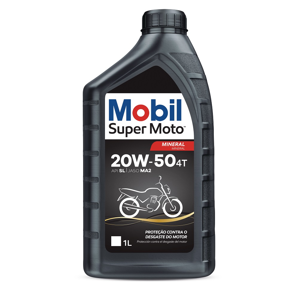 Óleo de Motor 20W50 4T Sl Mineral 1 Litro Mobil 123073