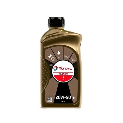 Óleo de Motor 20W50 Classic 5 Sl Mineral 1 Litro Total Lubrificantes 219594