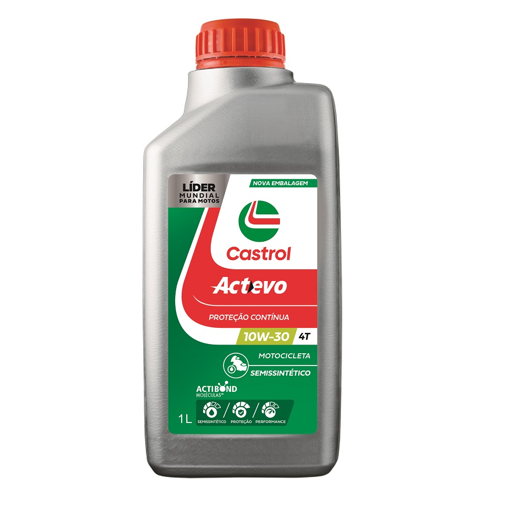 Óleo de Motor 4T 10W30 Sl Actevo Scooter Semi Sintético 1 Litro Castrol 3414053