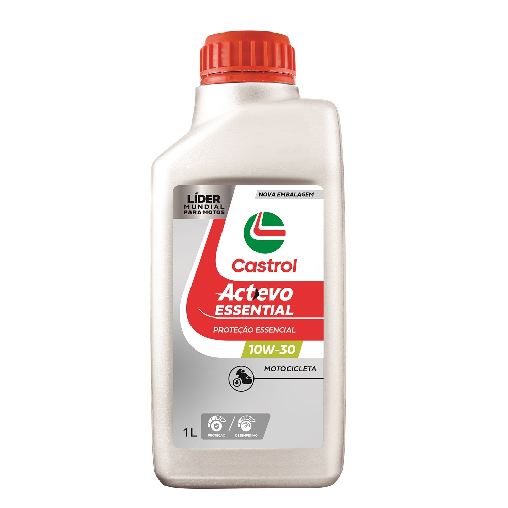 Óleo de Motor 4T 10W30 Sl Moto Actevo Essential Mineral 1 Litro Castrol 3444043