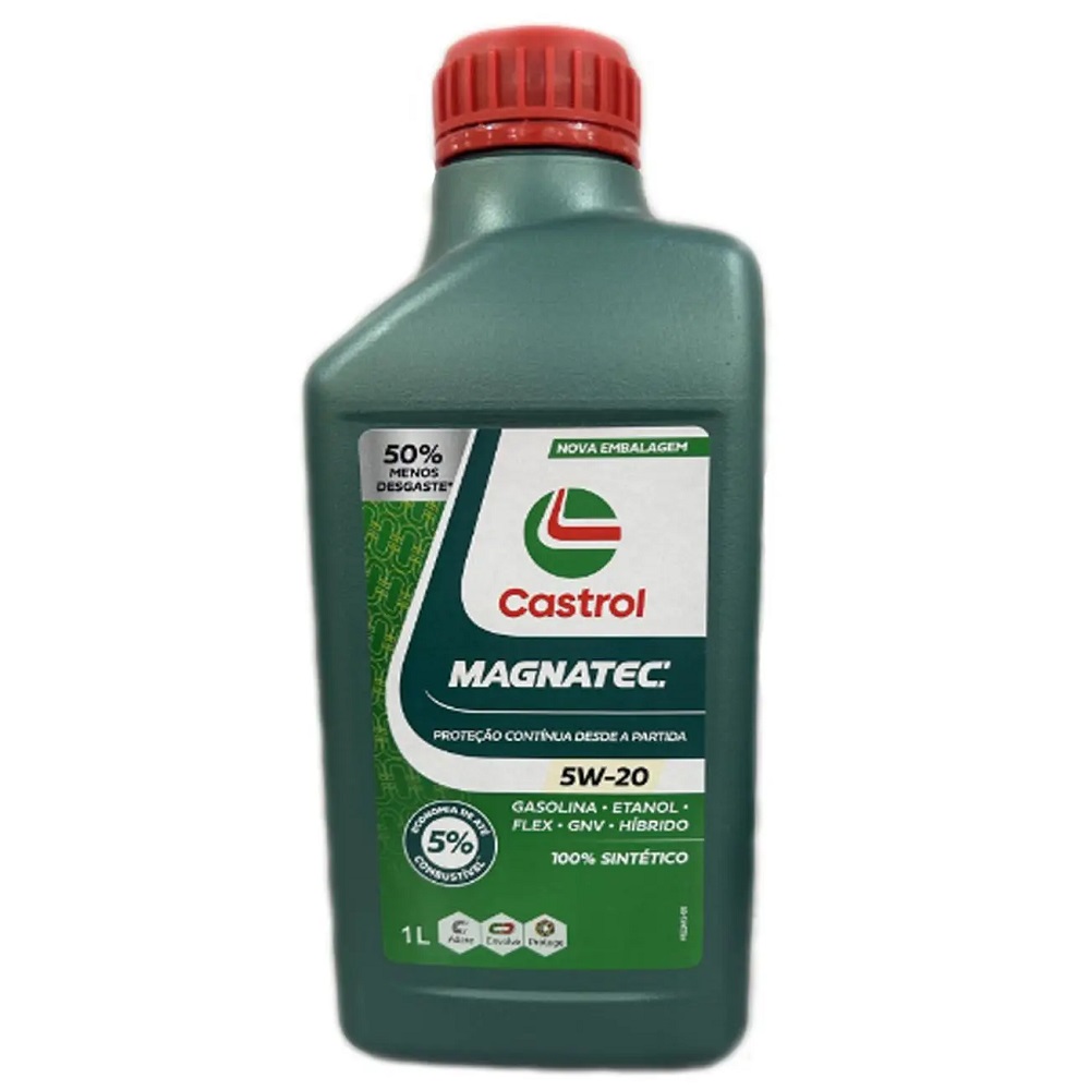 Óleo de Motor 5W20 Sn Magnatec Sintético 1 Litro Castrol 3443134