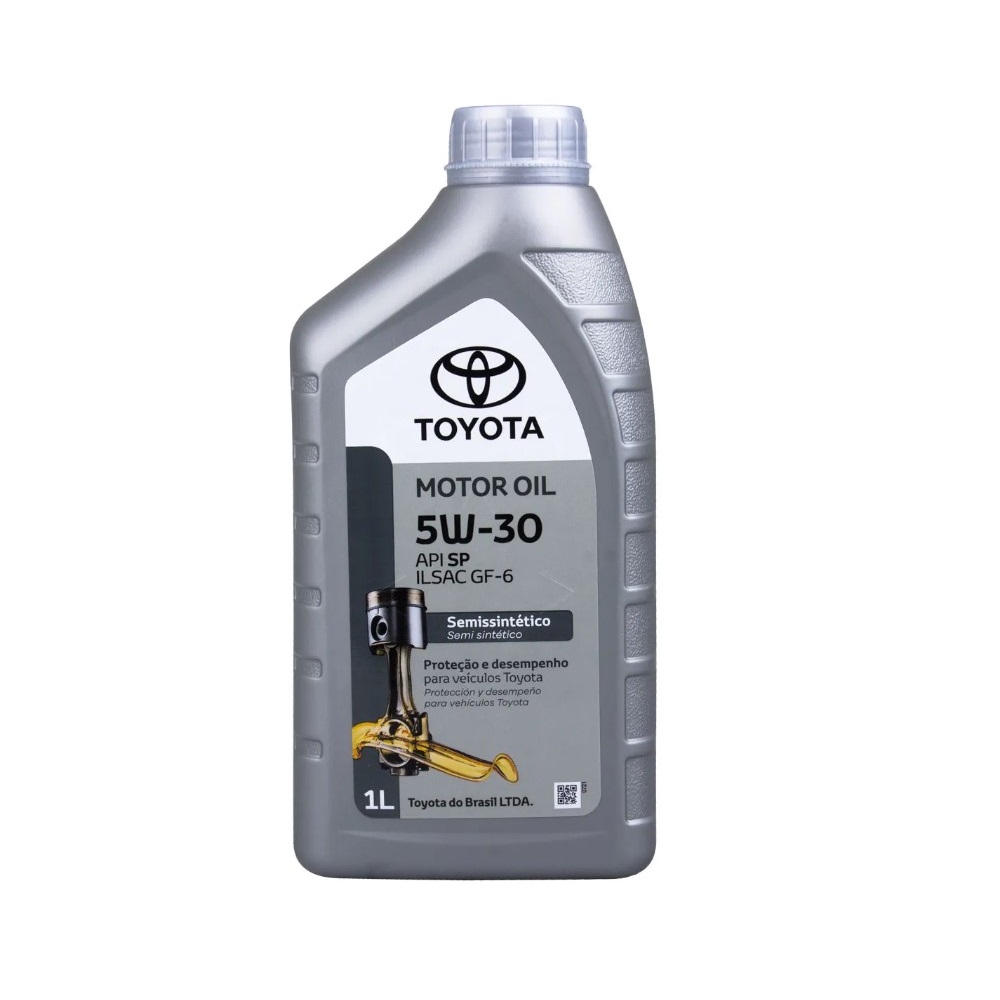Óleo de Motor 5W30 Api Sp Semi Sint Toyota 1 Litro Toyota 0888084536