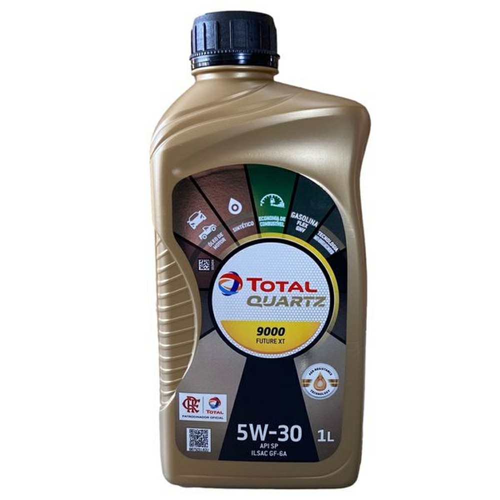 Óleo de Motor 5W30 Quartz 9000 Future Sintético GF5 1 Litro Total Lubrificantes 223649