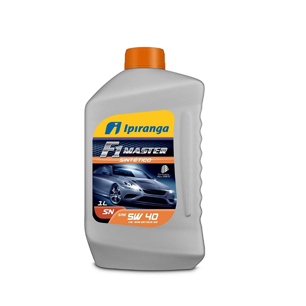 Óleo de Motor 5W40 Sn F1 Master Sintético 1 Litro Ipiranga 01076300
