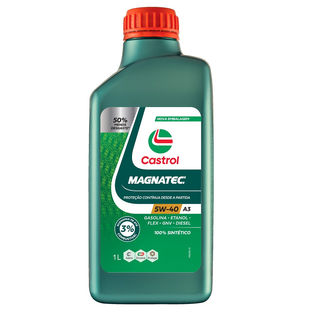 Óleo de Motor 5W40 Sn Magnatec Professional Sintético 1 Litro Castrol 3438139