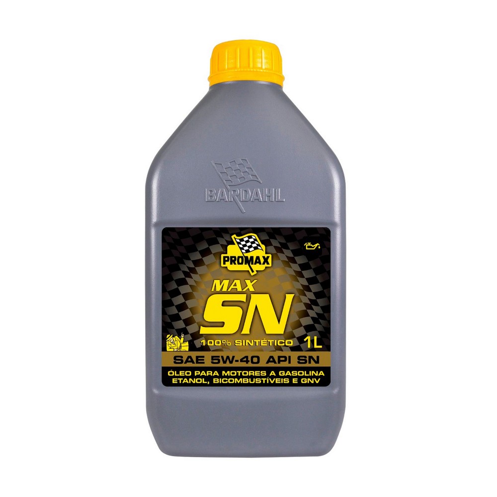 Óleo de Motor 5W40 Sn Promax Sintético 1 Litro Bardahl 430483