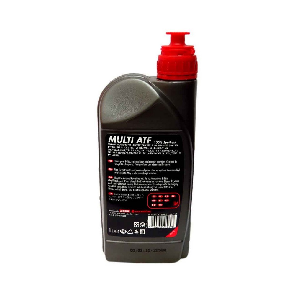 Óleo Hidráulico Motul Mercon V Multi Motul 105784, foto 3