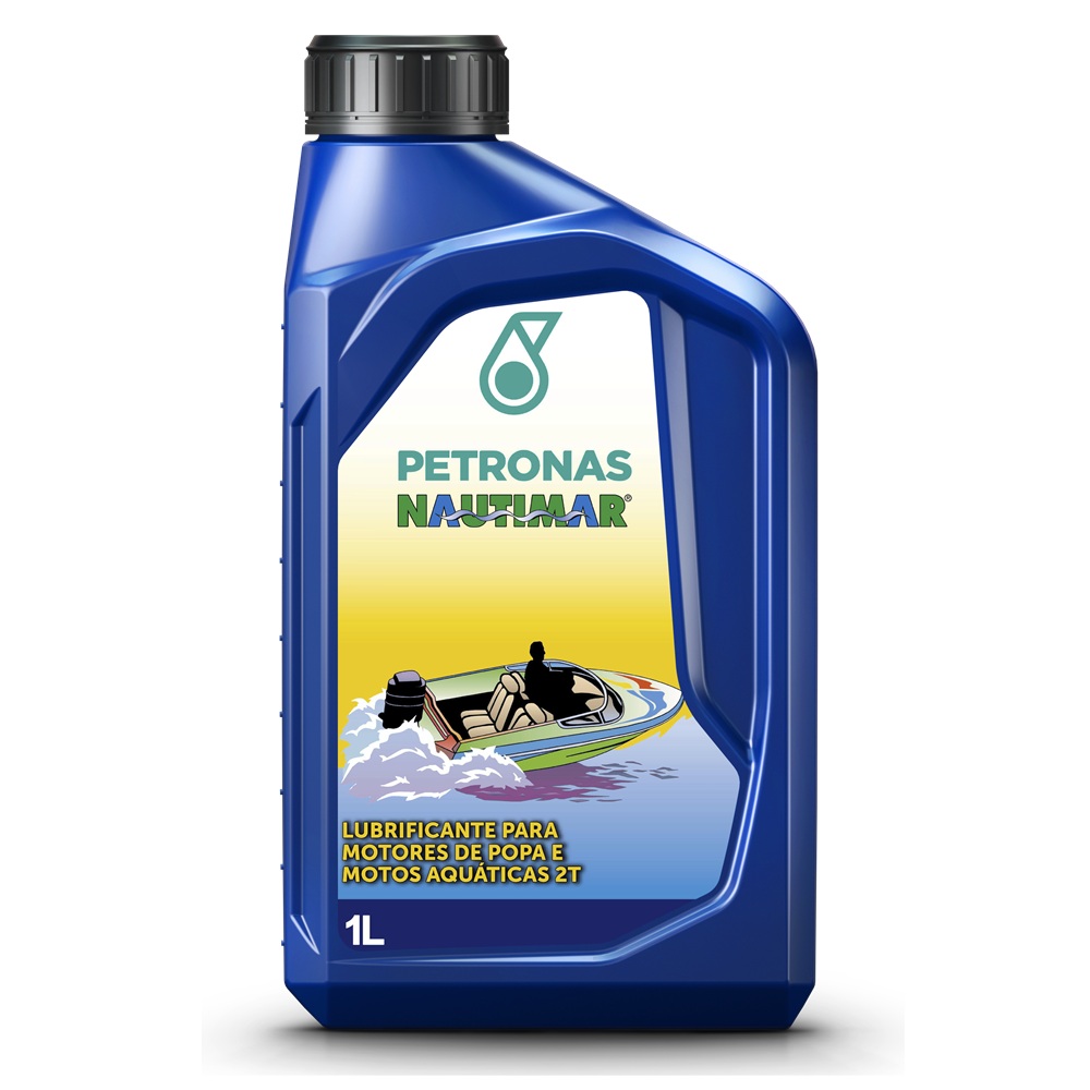 Óleo Motor Nautico Nautimar TCW3 Semissintético 1 Litro Petronas 73089E19BR
