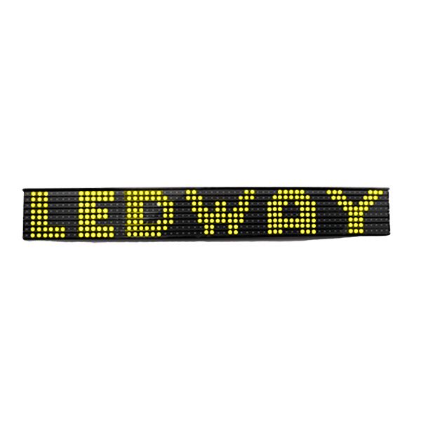 Painel de Led Letreiro Amarelo 12/24V Bivolt Climatizar LED2008