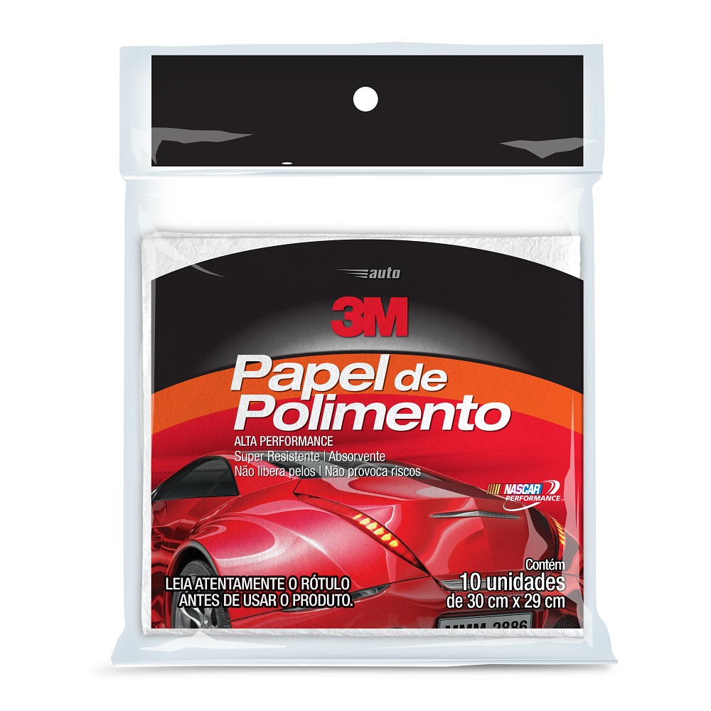 Papel de Polimento 10 Fls 3M HB004009146