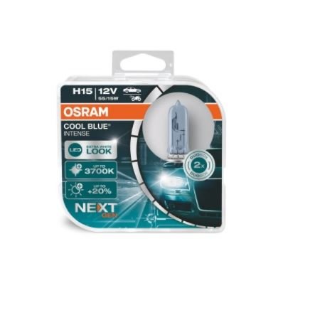 Par de Lâmpada Unitário H15 19/ 64W 12V 3700k Cool Blue Intense Osram 64176CBN