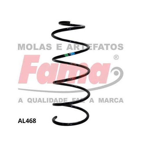 Par de Mola de Suspensão dianteira Fama AL468