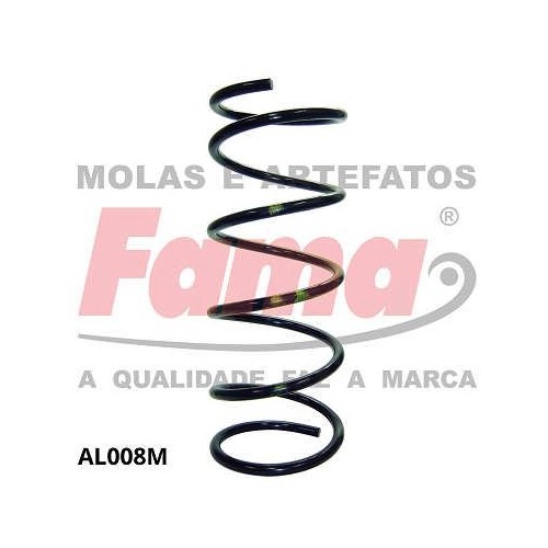 Par de Mola de Suspensão dianteira Fama AL008M