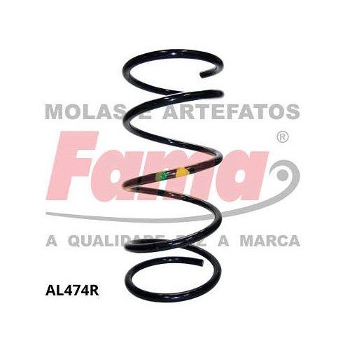 Par de Mola de Suspensão dianteira Fama AL474R