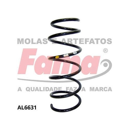 Par de Mola de Suspensão dianteira Fama AL6631