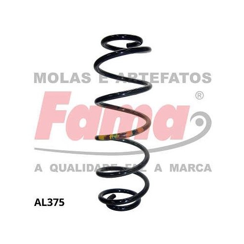 Par de Mola de Suspensão traseira Fama AL375