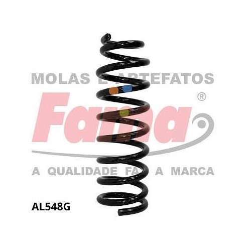 Par de Mola de Suspensão traseira Fama AL548G