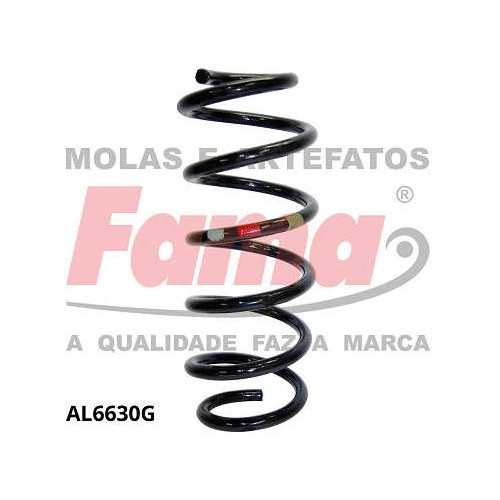 Par de Mola de Suspensão traseira Fama AL6630G