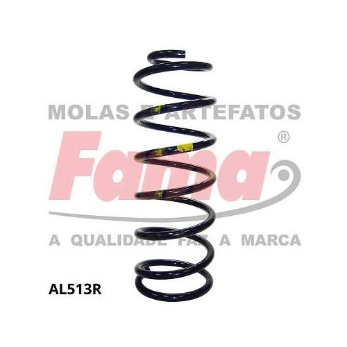 Par de Mola de Suspensão traseira Fama AL513R