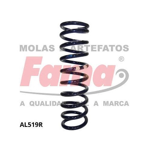 Par de Mola de Suspensão traseira Fama AL519R