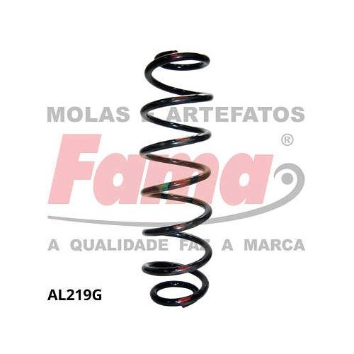 Par de Mola de Suspensão traseira Fama AL219G