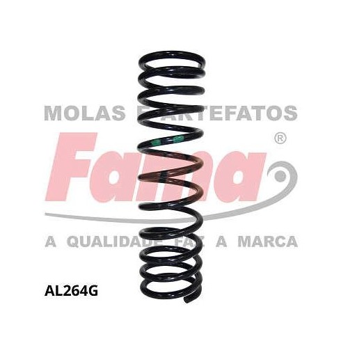 Par de Mola de Suspensão traseira Fama AL264G