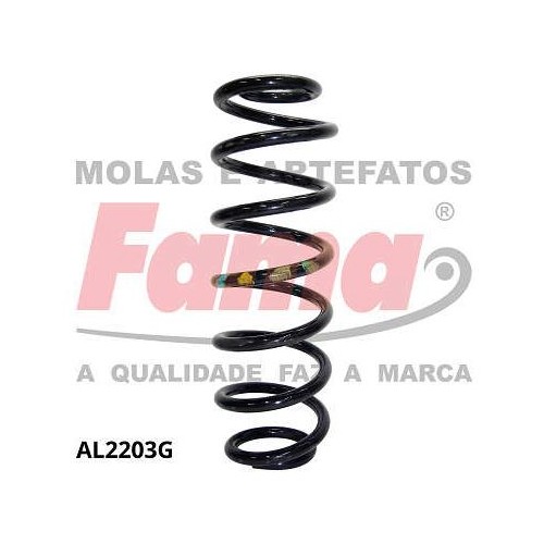 Par de Mola de Suspensão traseira Fama AL2203G