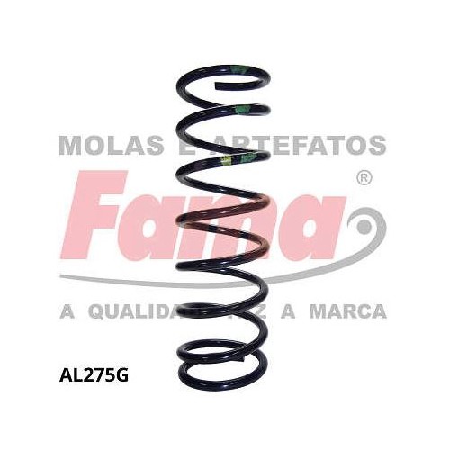 Par de Mola de Suspensão traseira Fama AL275G
