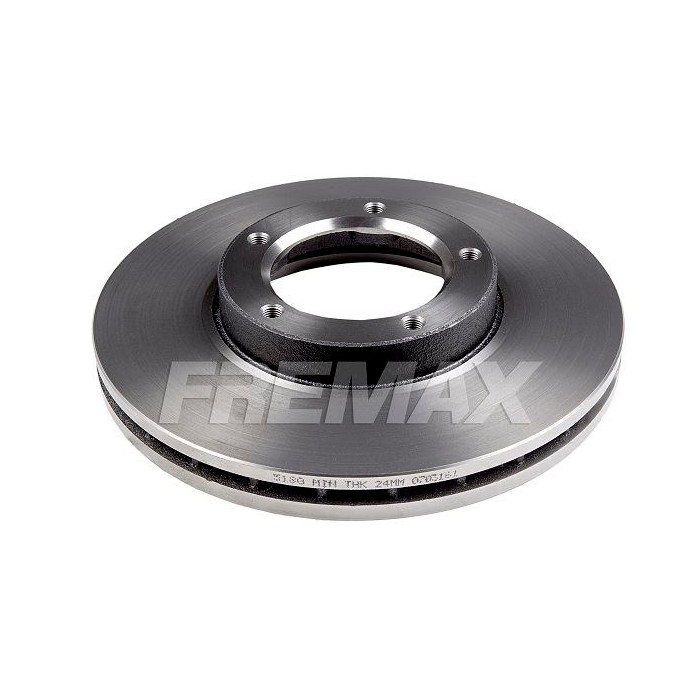 Par Disco de Freio Ventilado 5 Furos dianteiro Fremax BD5180