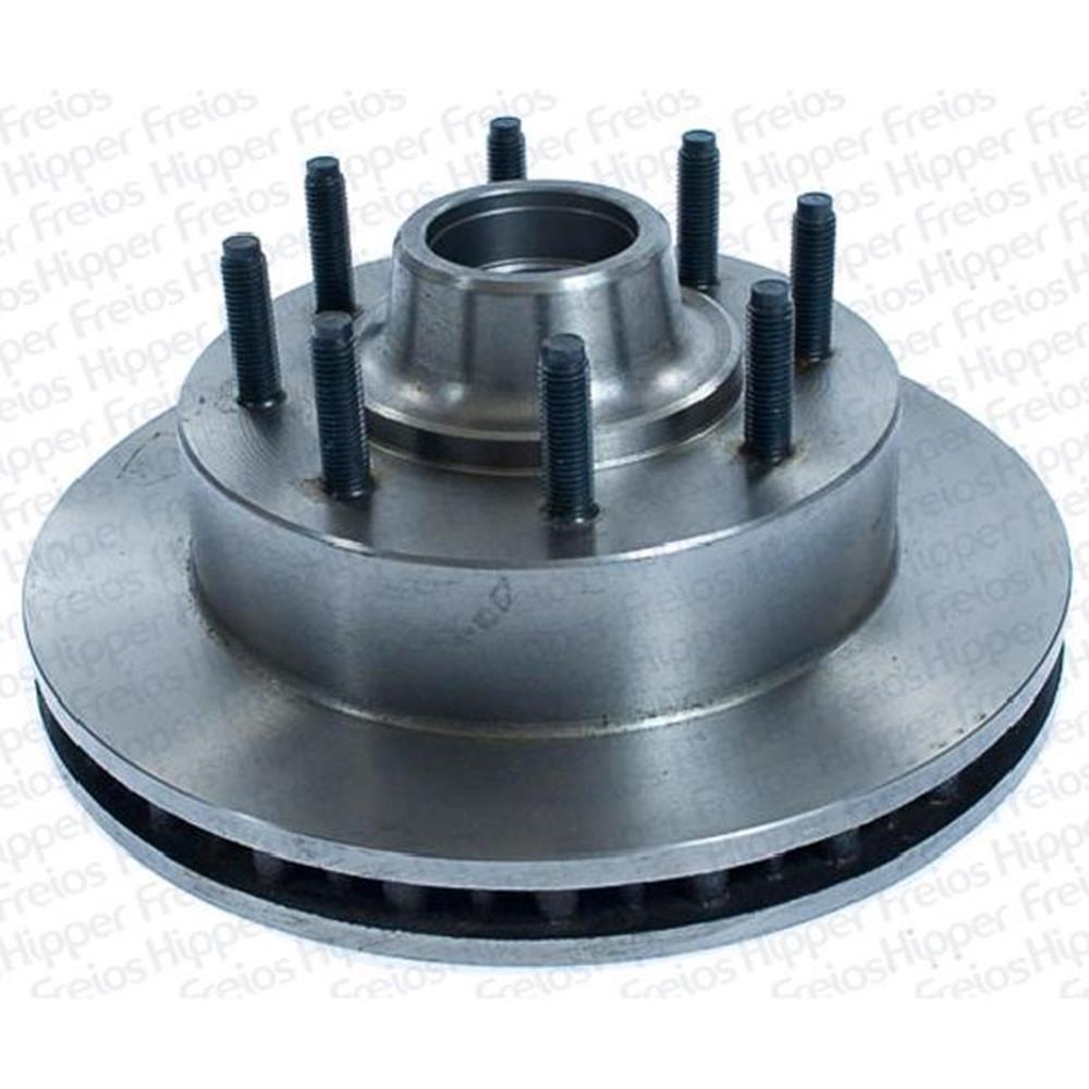 Par Disco de Freio Ventilado com Cubo dianteiro Hipper Freios HF251