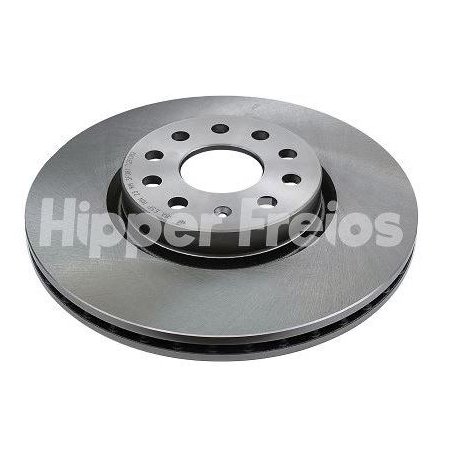 Par Disco de Freio Ventilado dianteiro Hipper Freios HF88A