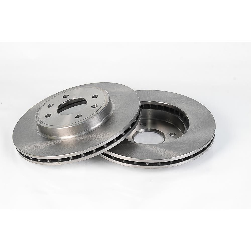 Par Disco de Freio Ventilado dianteiro TRW/Varga DF4977