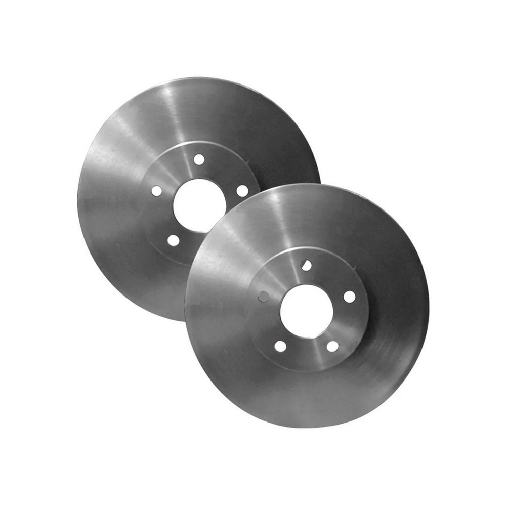 Par Disco de Freio Ventilado dianteiro MDS D255C
